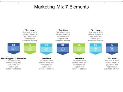 Marketing mix 7 elements ppt powerpoint presentation styles ideas cpb