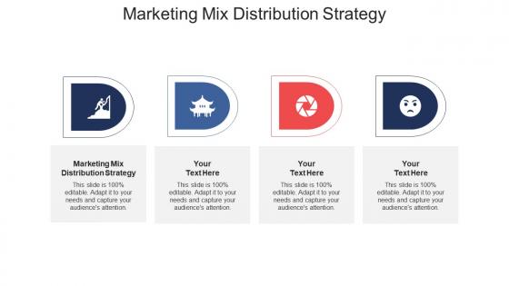 Marketing mix distribution strategy ppt powerpoint presentation file graphics download cpb