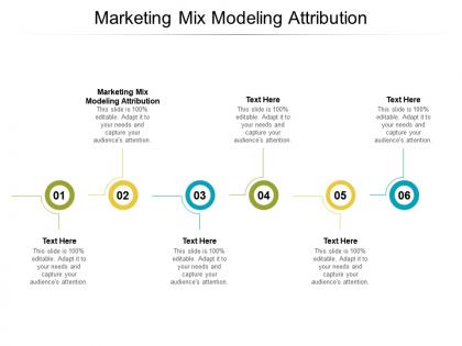 Marketing mix modeling attribution ppt powerpoint presentation professional inspiration cpb