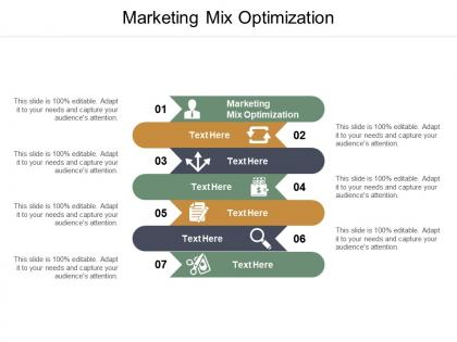 Marketing mix optimization ppt powerpoint presentation model example file cpb