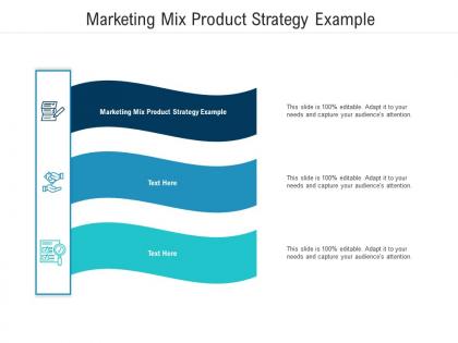 Marketing mix product strategy example ppt powerpoint presentation visual aids infographics cpb