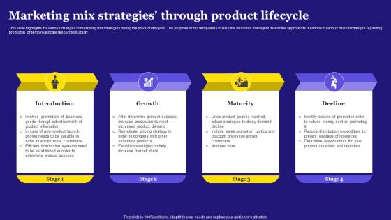 Marketing Mix Strategies Through Product Lifecycle