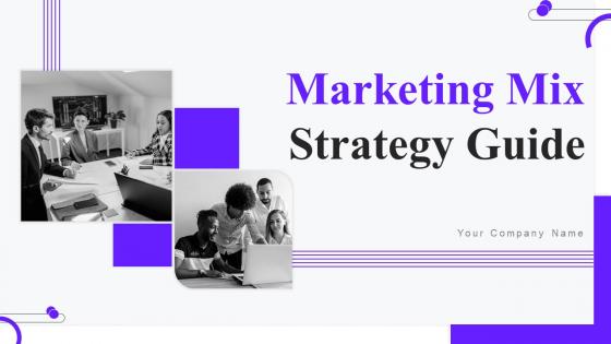 Marketing Mix Strategy Guide Powerpoint Presentation Slides MKT CD V