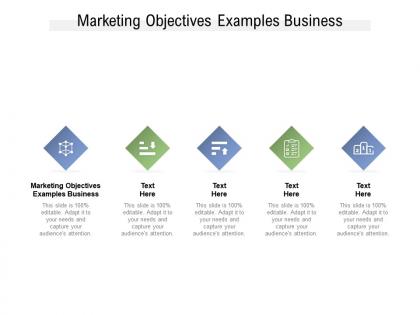 Marketing objectives examples business ppt powerpoint presentation inspiration deck cpb