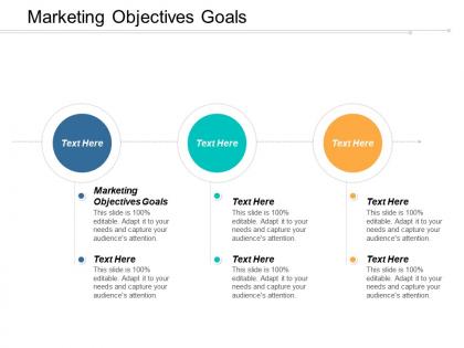Marketing objectives goals ppt powerpoint presentation layouts background designs cpb