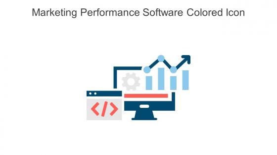 Marketing Performance Software Colored Icon In Powerpoint Pptx Png And Editable Eps Format