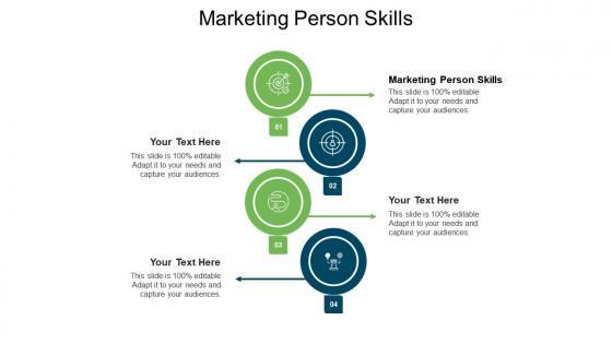 Marketing person skills ppt powerpoint presentation outline deck cpb