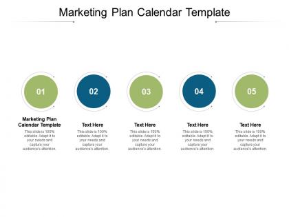 Marketing plan calendar template ppt powerpoint presentation file designs download cpb