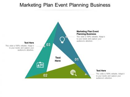 Marketing plan event planning business ppt powerpoint presentation gallery graphics cpb