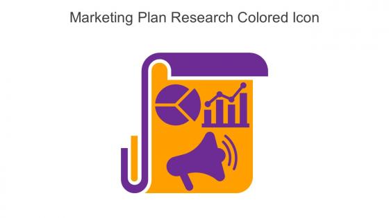 Marketing Plan Research Colored Icon In Powerpoint Pptx Png And Editable Eps Format