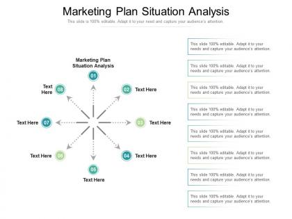 Marketing plan situation analysis ppt powerpoint presentation outline template cpb