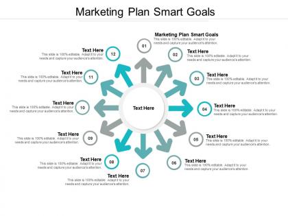 Marketing plan smart goals ppt powerpoint presentation graphics pictures cpb