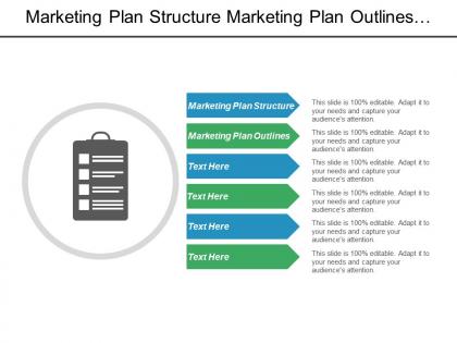 Marketing plan structure marketing plan outlines market segmentation variable cpb