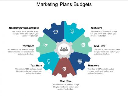 Marketing plans budgets ppt powerpoint presentation gallery graphics cpb