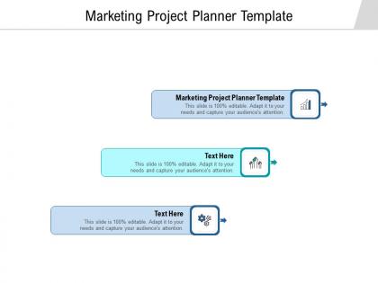 Marketing project planner template ppt powerpoint presentation outline skills cpb