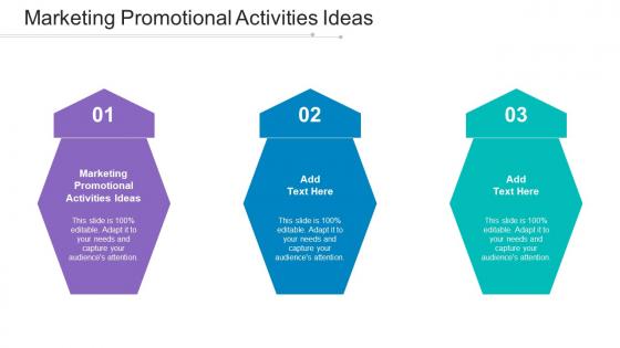 Marketing Promotional Activities Ideas Ppt Powerpoint Presentation Inspiration Cpb