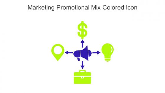 Marketing Promotional Mix Colored Icon In Powerpoint Pptx Png And Editable Eps Format