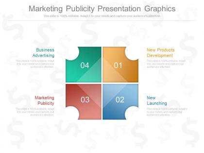 Marketing publicity presentation graphics