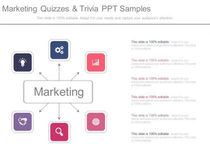 Marketing quizzes and trivia ppt samples