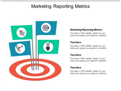 Marketing reporting metrics ppt powerpoint presentation icon background designs cpb