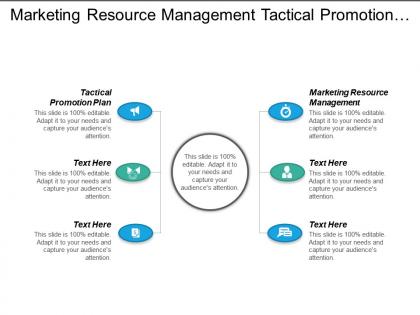 Marketing resource management tactical promotion plan structured channel sales cpb