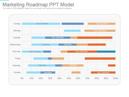 Marketing roadmap ppt model