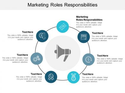Marketing roles responsibilities ppt powerpoint presentation styles guidelines cpb