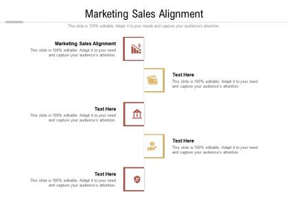 Marketing sales alignment ppt powerpoint presentation layouts outline cpb