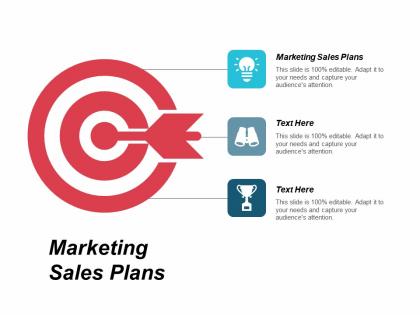 Marketing sales plans ppt powerpoint presentation pictures icons cpb