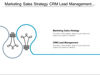 Marketing sales strategy crm lead management digital marketing cpb
