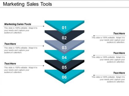 Marketing sales tools ppt powerpoint presentation icon gridlines cpb
