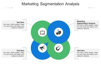 Marketing segmentation analysis ppt powerpoint presentation pictures display cpb