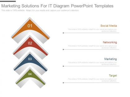 Marketing solutions for it diagram powerpoint templates
