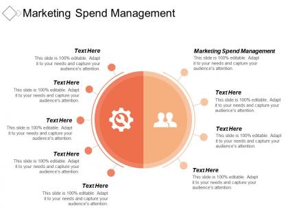 Marketing spend management ppt powerpoint presentation icon summary cpb
