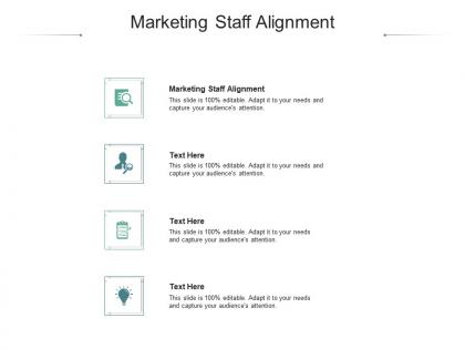 Marketing staff alignment ppt powerpoint presentation professional skills cpb