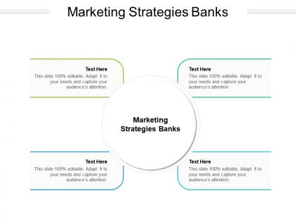 Marketing strategies banks ppt powerpoint presentation infographics ideas cpb