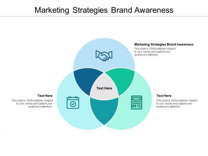 Marketing strategies brand awareness ppt powerpoint presentation infographics designs cpb