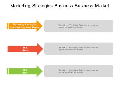 Marketing strategies business business market ppt powerpoint presentation deck cpb