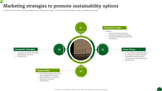 Marketing Strategies To Promote Sustainability Options