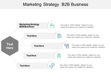 Marketing strategy b2b business ppt powerpoint presentation summary sample cpb