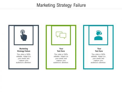 Marketing strategy failure ppt powerpoint presentation slides show cpb