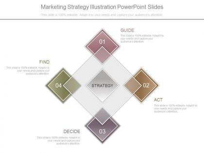 Marketing strategy illustration powerpoint slides