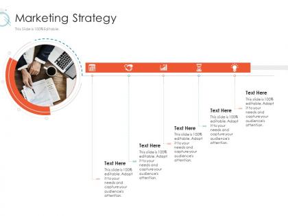 Marketing strategy online marketing tactics and technological orientation ppt icons