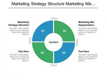 Marketing strategy structure marketing mix segmentation market management matrix cpb