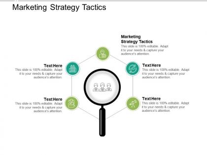 Marketing strategy tactics ppt powerpoint presentation infographic template format ideas cpb