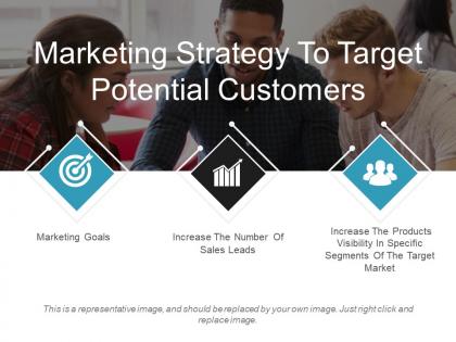 Marketing strategy to target potential customers ppt slide templates