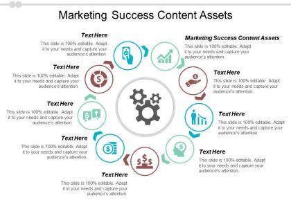 Marketing success content assets ppt powerpoint presentation file elements cpb