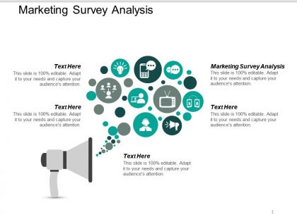 Marketing survey analysis ppt powerpoint presentation styles skills cpb