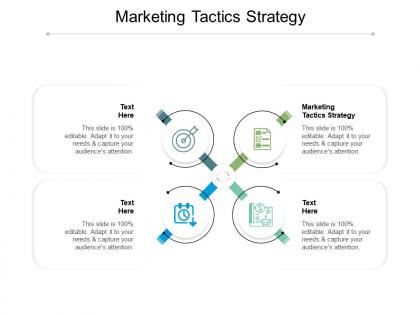 Marketing tactics strategy ppt powerpoint presentation infographic template objects cpb
