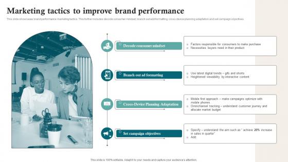 Marketing Tactics To Improve Brand Performance